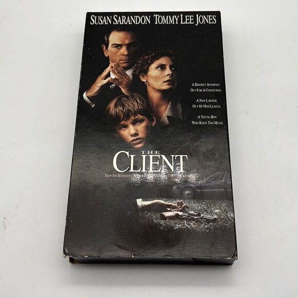 The Client (VHS, 1994) Tommy Lee Jones &‎ Susan Sarandon - Picture 1 of 3
